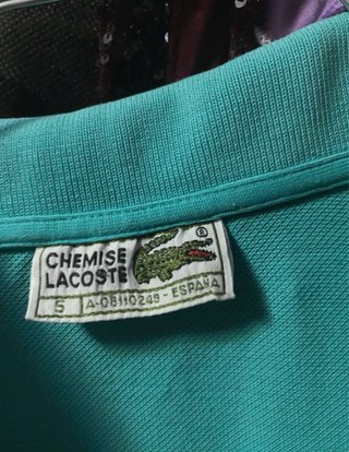 Maglietta Lacoste Uomo Verde