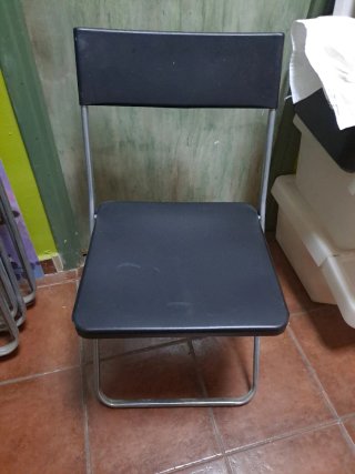 Silla Jeff IKEA Negra Plegable