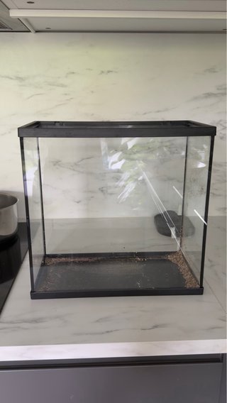 Acuario de cristal nuevo 38x35x18