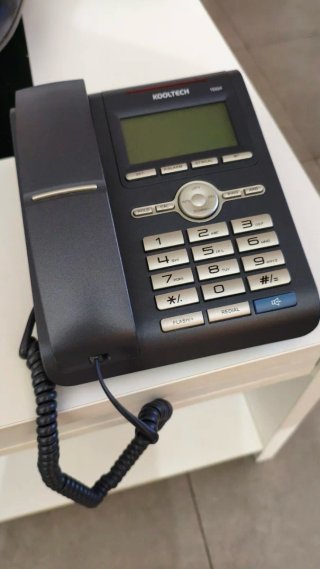 Teléfono fijo Kooltech negro