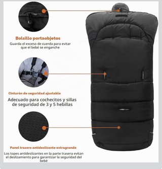 Saco Silla Paseo Miracle Baby Universal Invierno