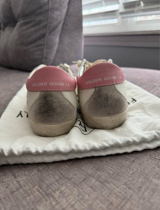 Zapatillas Golden Goose Super-Star Piel Rosa/Blanc