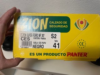 Zion Calzado de Seguridad Negro