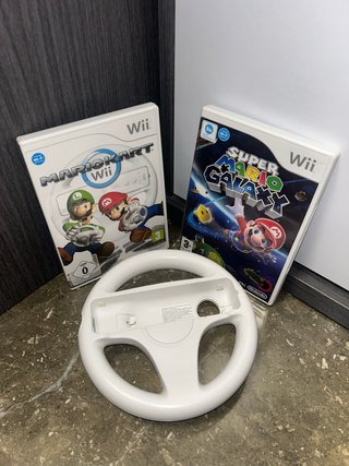 Pack Wii Mario Kart y Super Mario Galaxy