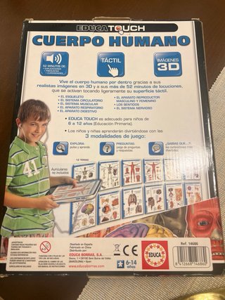 Juego Educativo Cuerpo Humano Educa Touch