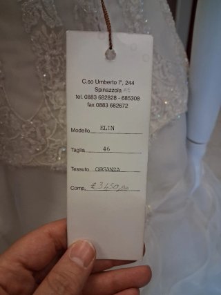 Abito da sposa Enzo Rubino taglia 46