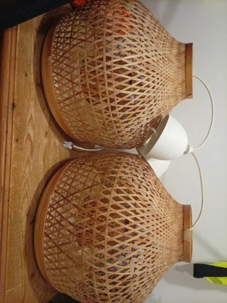 Lámpara de bambú Ikea