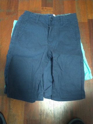 Shorts per bambini verde bluastro