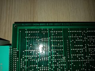 Placa base procedente de un Olivetti ETS/2010