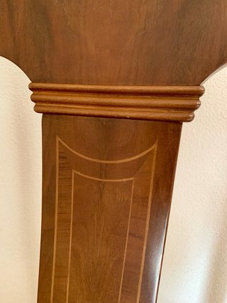 Sillas de comedor vintage madera y tela