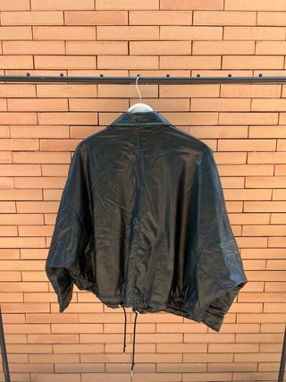 Chaqueta ZARA cuello de pelo extraíble verde azul