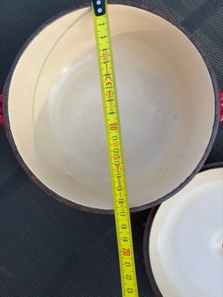 Olla Le Creuset Hierro Fundido Roja