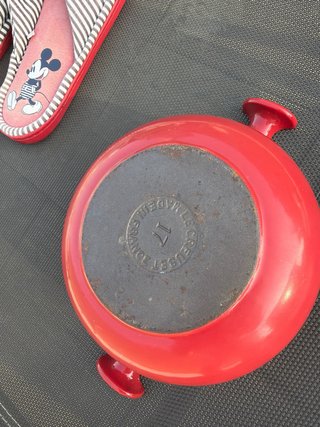 Olla Le Creuset Hierro Fundido Roja