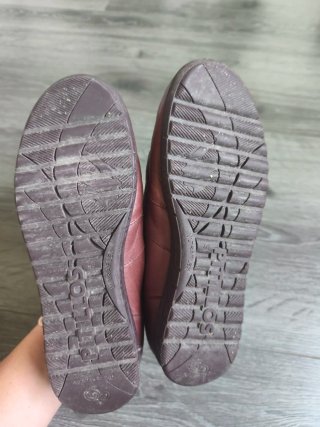 Zapatos Pitillos Piel Mujer Burdeos