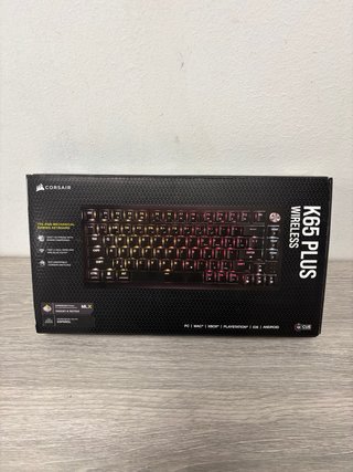 Corsair K65 Plus Wireless 75% RGB Teclado Mecánico