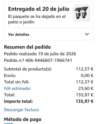 2 Cámaras Vigilancia solar XEGA