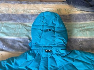 Plumífero Adidas Azul/Turquesa