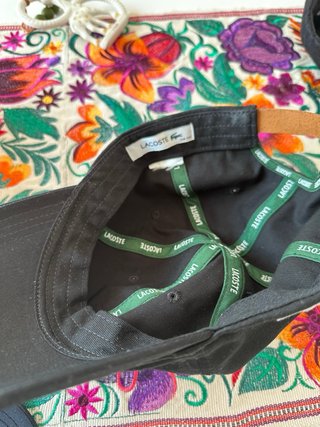 Gorra Lacoste Negra Unisex
