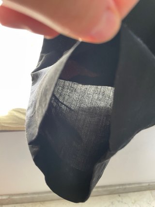 Pantalón negro lino