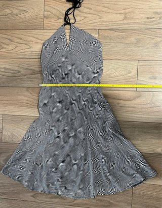 Vestido Mango Negro y Blanco