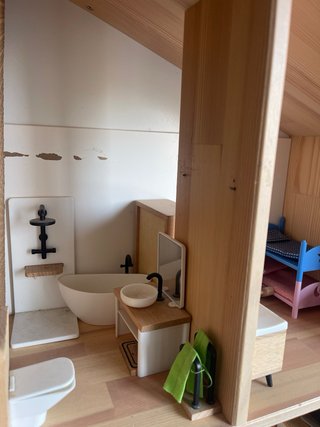 Casita de madera.