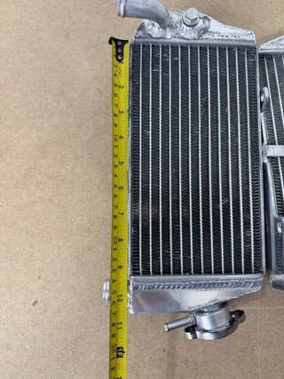 Radiador para moto o scooter GPI racing aluminio