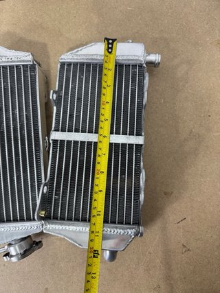 Radiador para moto o scooter GPI racing aluminio