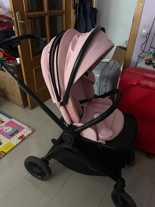 Carro de bebé 3 piezas rosa