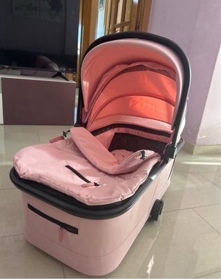 Carro de bebé 3 piezas rosa