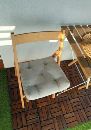 Sillas exterior madera