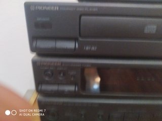 Equipo Pioneer XR-P320 con 2 altavoces y mando