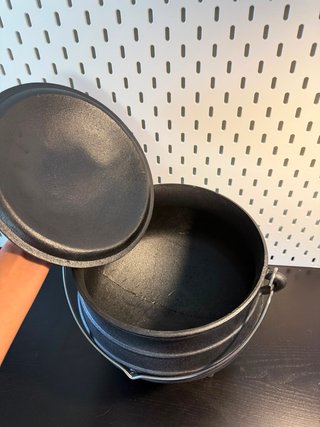 OLLA HIERRO FUNDIDO HENDI 6L POTJIE CON TAPA