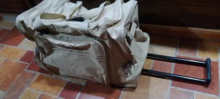Maleta de viaje Overline Camel con ruedas