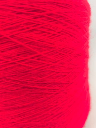 Cono hilo algodón acrílico rojo