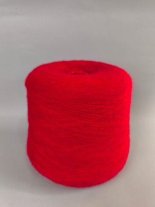 Cono hilo algodón acrílico rojo