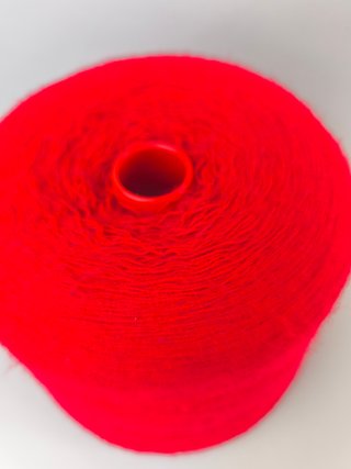 Cono hilo algodón acrílico rojo