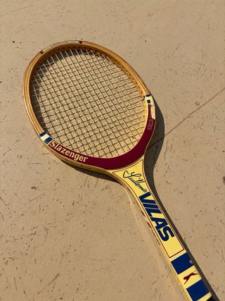 Raqueta Tenis Vintage Slazenger Vilas + Funda