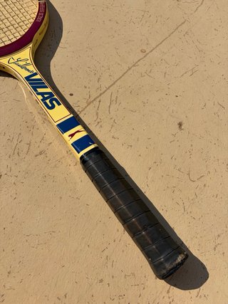 Raqueta Tenis Vintage Slazenger Vilas + Funda