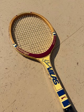 Raqueta Tenis Vintage Slazenger Vilas + Funda