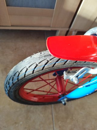 Bici Infantil Spiderman Azul y Roja