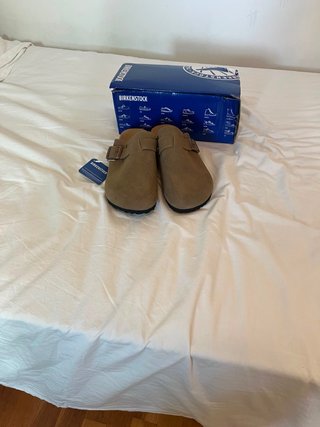 Birkenstock Boston Taupe Talla 44