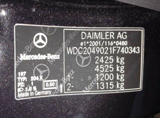 Caja mercedes-benz r2302710301 clase (w204) 440444