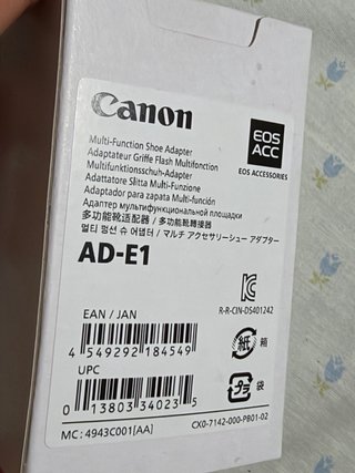 Canon AD-E1 Adaptador Zapata