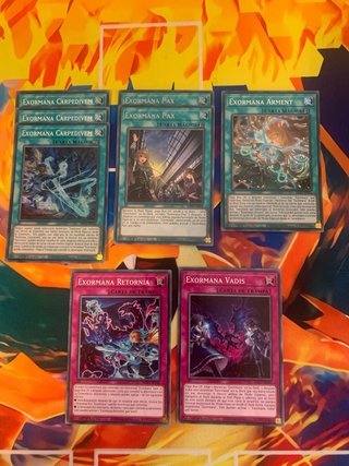 Lote Cartas Yu-Gi-Oh! Exormana Español