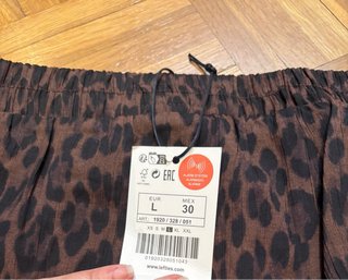 Pantalón culotte estampado T-L