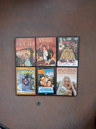 Lote 6 Películas DVD Clásicas (Español)
