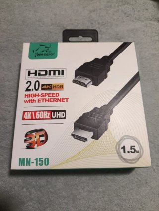 Cable HDMI 4K 60Hz UHD 1.5m