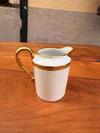 Vajilla Limoges Porcelana Dorada