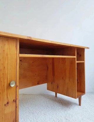 Escritorio de pino | Vintage 80s