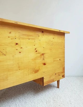 Escritorio de pino | Vintage 80s
